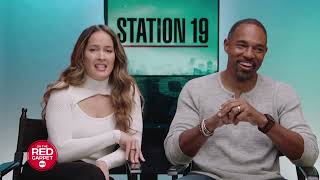 Jason George and Jaina Lee Ortiz discuss why the cast of quotStation 19quot is so special [upl. by Enyala]