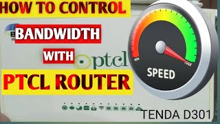 HOW TO CONTROL BANDWIDTH WITH PTCL ROUTER [upl. by Sueddaht577]