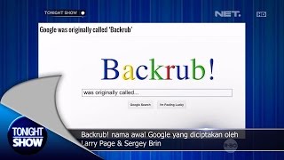 Backrub Nama Awal Google yang Diciptakan oleh Larry Page dan Sergey Brin  Fun Fact [upl. by Tenaj]