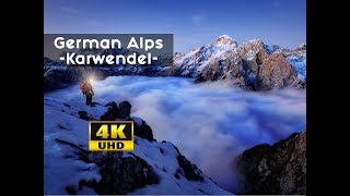 German Alps Karwendel by a Drone 4k  Mittenwald [upl. by Rip17]