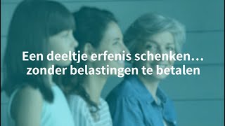 Notaristip hoe kan je een deeltje van je erfenis schenken en geen belastingen betalen [upl. by Hepzi]