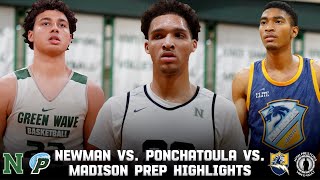 Newman vs Ponchatoula vs Madison Prep HIGHLIGHTS  2 State Champs amp RunnerUp meet in Preseason [upl. by Gerbold]