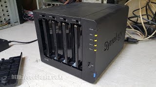 시놀로지 나스 데이터복구 Synology NAS DS415 4베이 16테라급 NAS복구 [upl. by Almond]