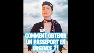 Comment obtenir un passeport en urgence [upl. by Anadal]