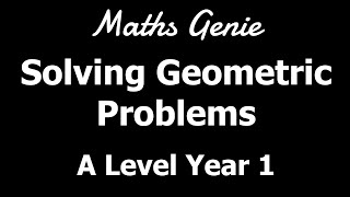 Solving geometric problems [upl. by Kori]