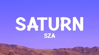 sza  Saturn Lyrics [upl. by Merc]