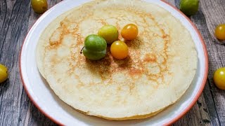 Pfannkuchen Grundrezept  Teig  Rezept und Anleitung  Natürlich Lecker [upl. by Aicemak]