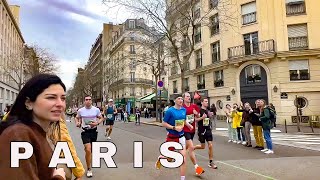 Paris France LIVE  Marathon de Paris 2024  Last 1 Kilometer [upl. by Aihsoek]