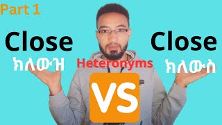 How to pronounce heteronyms Part 1 [upl. by Adaline599]