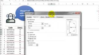 Video 00093 Is merged cell with formula a good idea [upl. by Enirehtacyram]