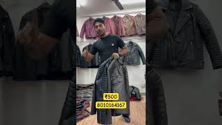 Original leather manufacturers in Delhi leather jacket shortsvideo [upl. by Murton451]