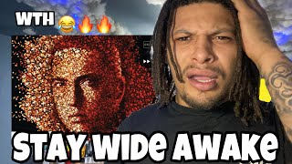 UNMATCHED FLOW  Eminem stay wide awake FIRST TIME REACTION [upl. by Rayham886]