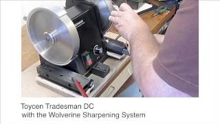 Tradesman DC Grinder with Wolverine Sharpening System [upl. by Aihsotal279]