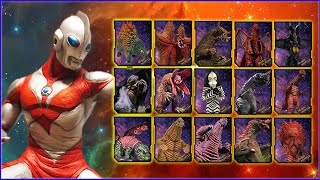 ULTRAMAN ALL KAIJU  Ultraman Powered【ウルトラマンパワード】 [upl. by Adnale208]