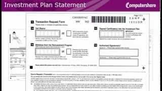 How to read your Computershare Investment Plan Statement US Issuers [upl. by Birch]