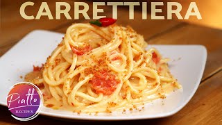 You Cant Handle this Pasta 🇮🇹 Sicilian Carrettiera Spaghetti [upl. by Banyaz]