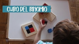 Cubo del Binomio Montessori  Explicación al Detalle Matemáticas Montessori [upl. by Akyssej]