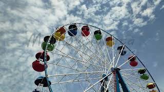 Saransk Russia Ferris Wheel attraction AS Pushkin Park of Culture and Recreation Republic o [upl. by Sholes]