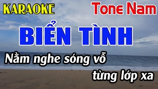 Biển Tình Karaoke Tone Nam Karaoke Đăng Khôi  Beat Mới [upl. by Hawkins]