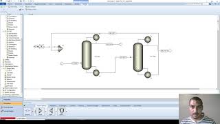 Aspen Plus in English  Part 2  46  Distillation  11 Solvent recycle in extractive distillation [upl. by Ardnalac161]