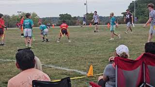 Browns vs Dolphins Stark County Flag Football Age 910 [upl. by Otrebide]