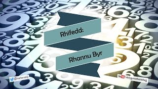 005 RhS Rhifedd Rhannu Byr [upl. by Prudhoe231]