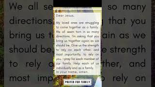 Dear Jesus bless my family quotes hope motivationprayerPrayLord Faithshorts [upl. by Ebeohp]