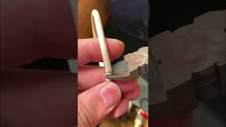 Wow heres how to make a popular silver bracelet 🔥🔨 gold viral jewellry Reels jewelry video [upl. by Josler913]