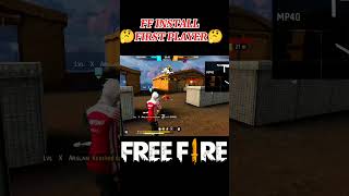 Free Fire First Install 🤯  freefire shorts [upl. by Mhoj]