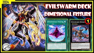 EVILSWARM DECK WITH DIMESIONAL FISSURE GAMEPLAY JANUARY 2024  YUGIOH DUEL LINKS [upl. by Ossie]