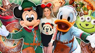 FIRST DAY OF THE HOLIDAYS 2024 🎄 Cant Miss TONS of NEW FOOD amp Characters Disneyland Vlog 2024 [upl. by Tihom341]