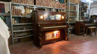 Stafford Nickelodeon Company Orchestrion Player Piano Visiting Giovanni Vitiellos workshop [upl. by Amian224]