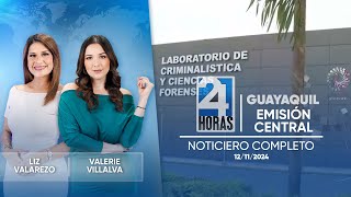 Noticiero de Guayaquil Emisión Central 12112024 [upl. by Johansen]