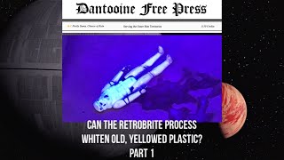 Can the Retrobrite Process Whiten Old Yellowed Plastic Part 1 [upl. by Anema168]