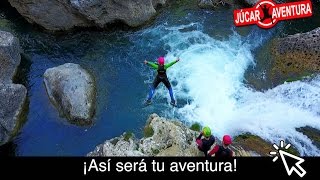 Barranquismo en Cuenca  Barranco del Júcar  JÚCAR AVENTURA ᴴᴰ [upl. by Eelyak]