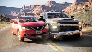 Realistic Car Crashes and Overtakes 04 🔥 BeamNG Drive [upl. by Natka]