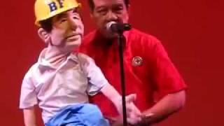 Presidentiables Gut Talent Willie Nepomuceno as Richard quotDickquot Gordon with Puppet Bayani Fernando [upl. by Areit]