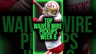 Top Fantasy Football Waiver Wire Pickups for Week 8 [upl. by Mosa]