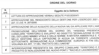 Audio Consiglio 4 Maggio 2022 San Colombano Certenoli GE [upl. by Nnaitsirhc]