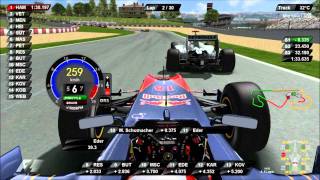 rFactor F1 2011 DRS KERS Onboard SPAIN Catalunya Driver Virtual Eder Belone [upl. by Jackson211]