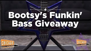 Bootsy Collins Signed Bass Guitar Giveaway [upl. by Hussar408]