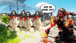 4 Swabbies VS a Fort of Fortune  Sea of Thieves [upl. by Sudnac]