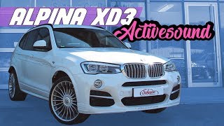 Alpina XD3 auf Basis BMW X3 F25 V8 BiTurbo Motorsound Active Auspuff Sound TV Tuner NBT SCHAWE [upl. by Halette444]