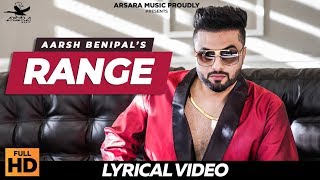 Lyrical Range  Aarsh Benipal  Randy J  JCee Dhanoa  Arsara Music  Latest Punjabi Song 2019 [upl. by Amata888]