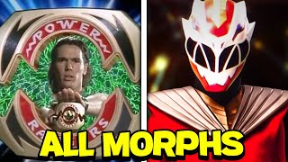 All Power Rangers MORPHS ⚡ Mighty Morphin  Cosmic Fury Morphing Sequence [upl. by Gale819]