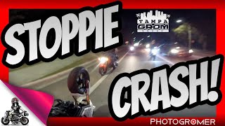 Honda Grom Stoppie Crash Wreck [upl. by Paschasia]