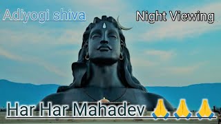 Adiyogi Shiva Lights leser Show  Isha Foundation coimbatore Night view [upl. by Neri]