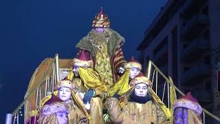 Cabalgata de Reyes Magos de Oriente a Lleida 2024 [upl. by Naraj739]