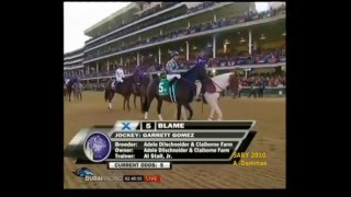 Breeders Cup Classic 2010  BLAME amp Zenyatta [upl. by Blayne]