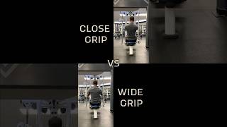 Close Grip vs Wide Grip Rows [upl. by Nosyla680]